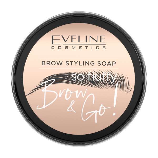 Eveline Brow & Go! Brow Styling Soap Прозрачное мыло для укладки бровей